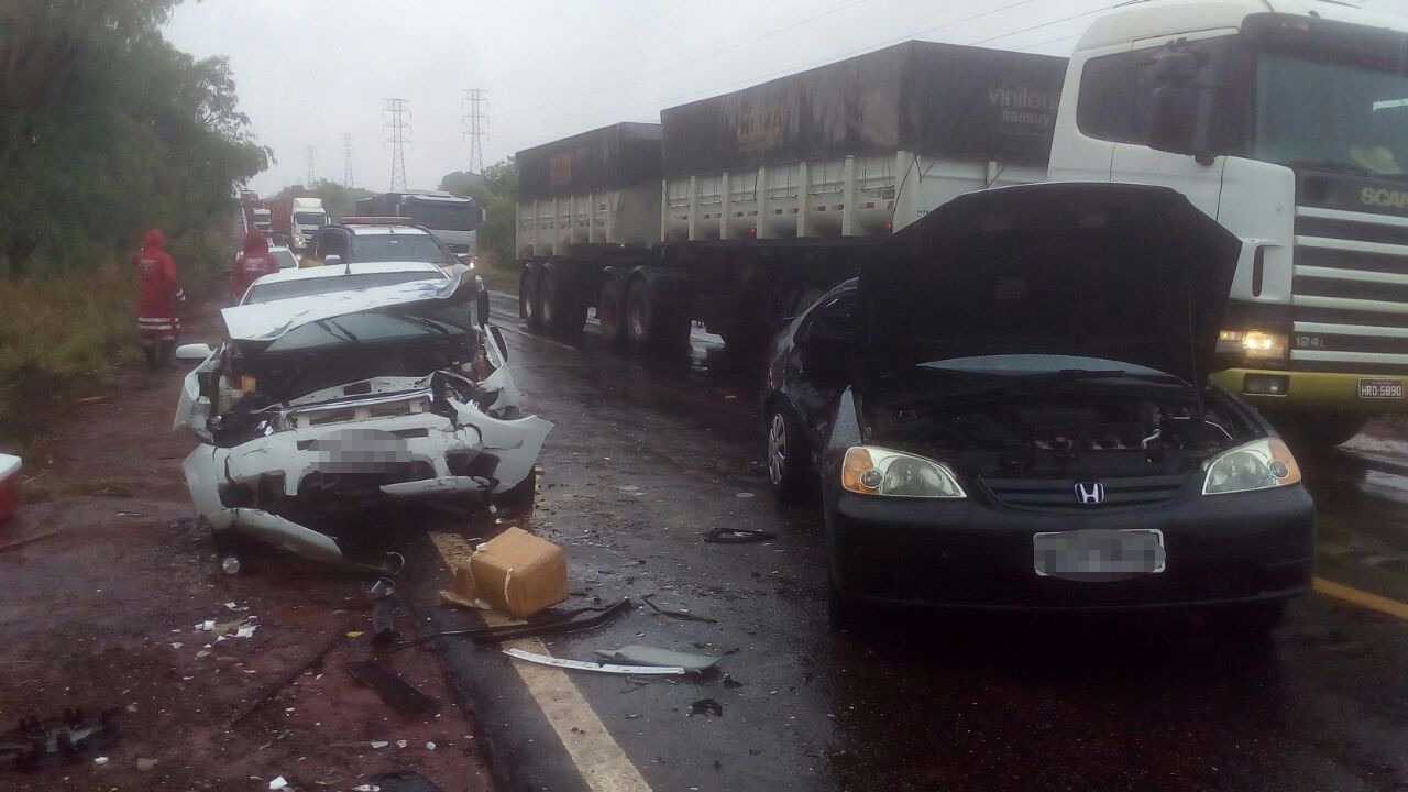 Foto: Acidente com vítimas fatais ocorrido no dia 29 de Setembro de 2017