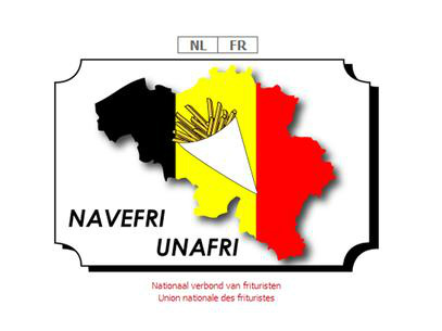 Símbolo da União Nacional de 'Friteiros' da Bélgica: campanha pelo sentido cultural e humano da batata fritaFoto: Navefri-Unafri / Reprodução