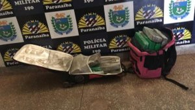 Drogas apreendidas pela Polícia Militar. Foto: ASSECOM 13º BPM.