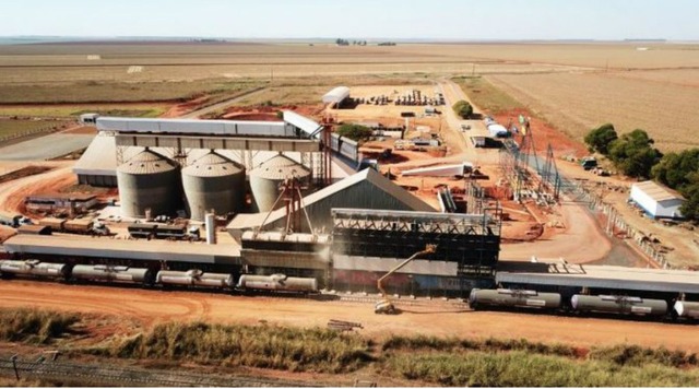 Terminal Ferroviário de Chapadão do Sul foi reativado e ampliado — Foto: Semagro/Divulgação
