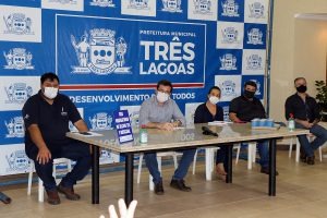 Agência da Caixa Econômica terá tenda de espera e agendamento em Três Lagoas. Foto: Ass. de Comunicação da Prefeitura de Três Lagoas