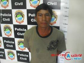Foto: DivulgaçãoSuspeito está preso na Delegacia de Polícia Civi