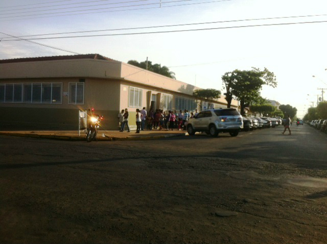 Fotos tiradas na manhã desta quarta-feira 