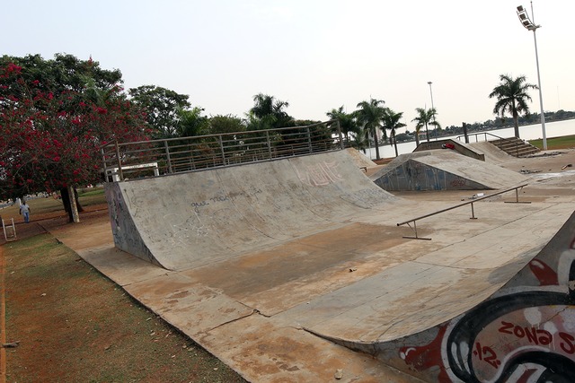 Pista de skate localizada na Lagoa Maior. Foto: Divulgação.