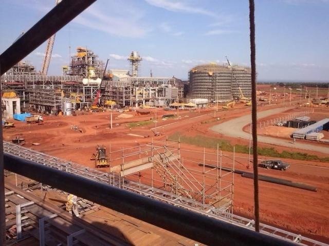 Do alto, unidade durante o período em obras. (Foto: Divulgação)