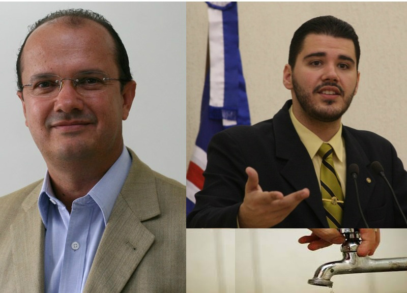 José Carlos Barbosa Presidente da Sanesul e vereador Tonhão.