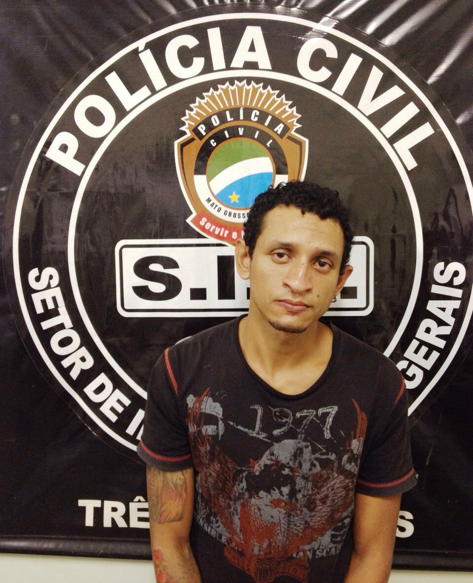  Gabriel Ferreira Cardoso 24 anos,piloto da moto deixou o Presídio de Segurança Média dia 30 de Julho de 2014.Foto:Rádio Caçula