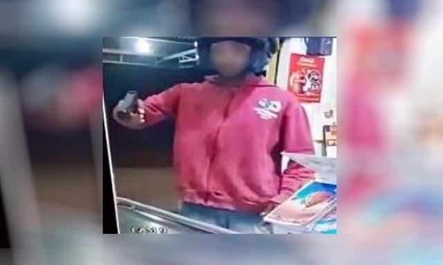 Ladrão de supermercado é preso pela Força Tática no bairro Jardim das Orquídeas. Foto: Arquivo pessoal.
