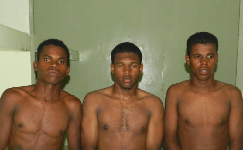 Elielson de Jesus Santos de 21 anos, Jovane Soares Santana, 20 anos e Osvaldo Barbosa dos Santos Filho de 20 anos.Foto: Rádio Caçula