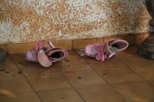 Casa onde criança sofria maus tratos