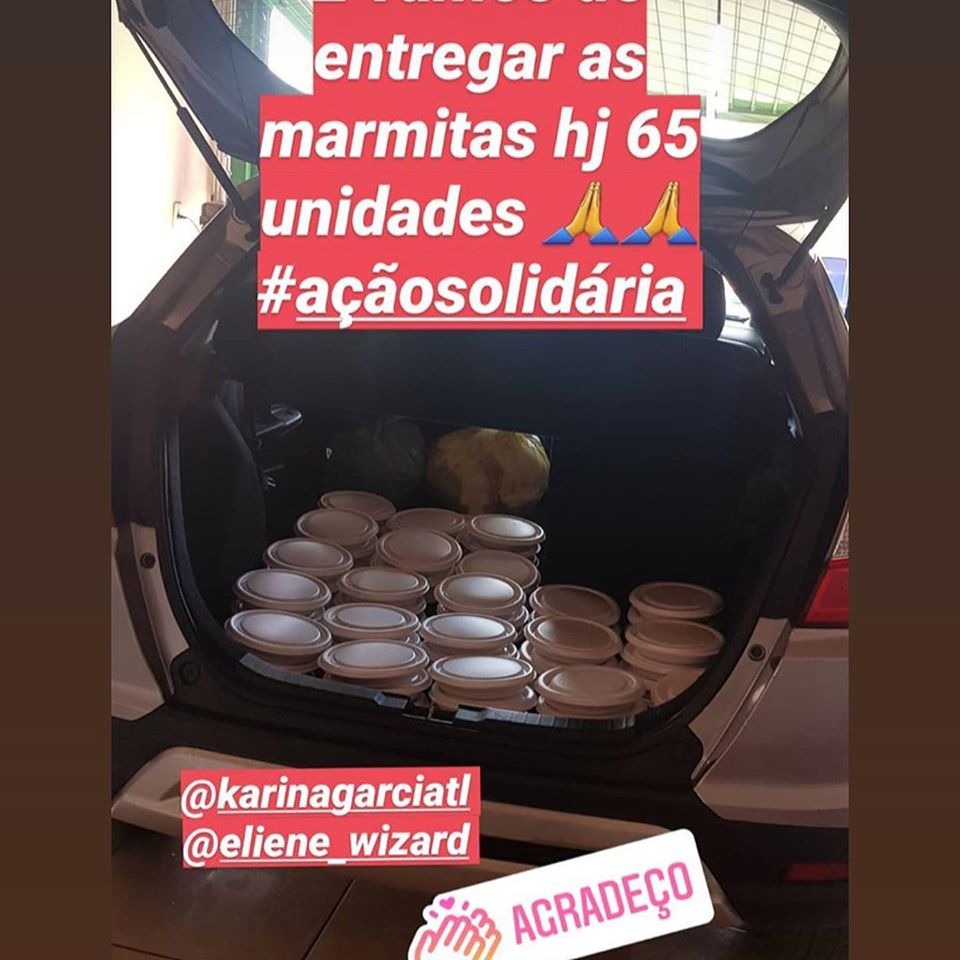 Quatro amigos se reúnem e criam a Marmita Solidária em Três Lagoas. Foto: Arquivo Pessoal