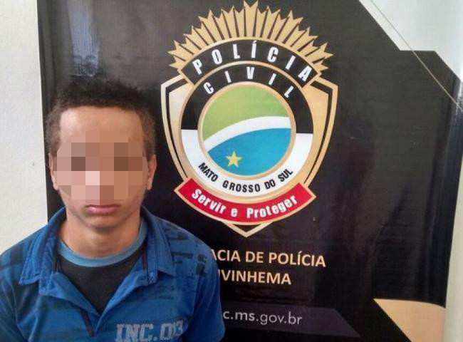 'Cleitinho' tem várias passagens pela polícia (Foto: Tá Na Mídia Naviraí)