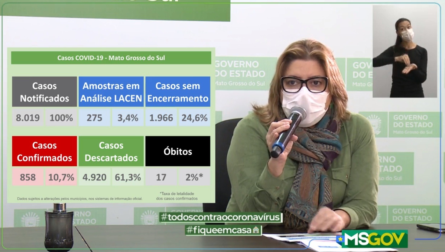 Divulgação do Boletim Epidemiológico deste sábado (23). Foto: Facebook/SES