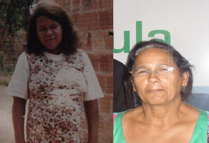 Silmara de Oliveira (foto no período de gestação de Kenedy) e Antônia Hernandes (responsável pelo jovem)