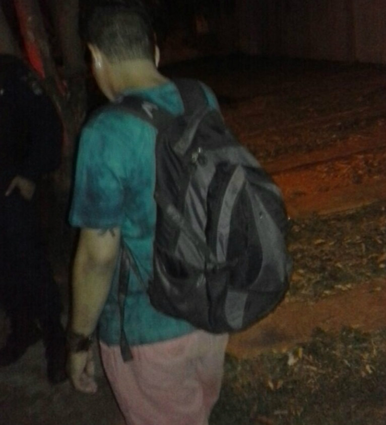 O jovem não tinha informações que pudesse identificar o bandido.Foto:Rádio Caçula.