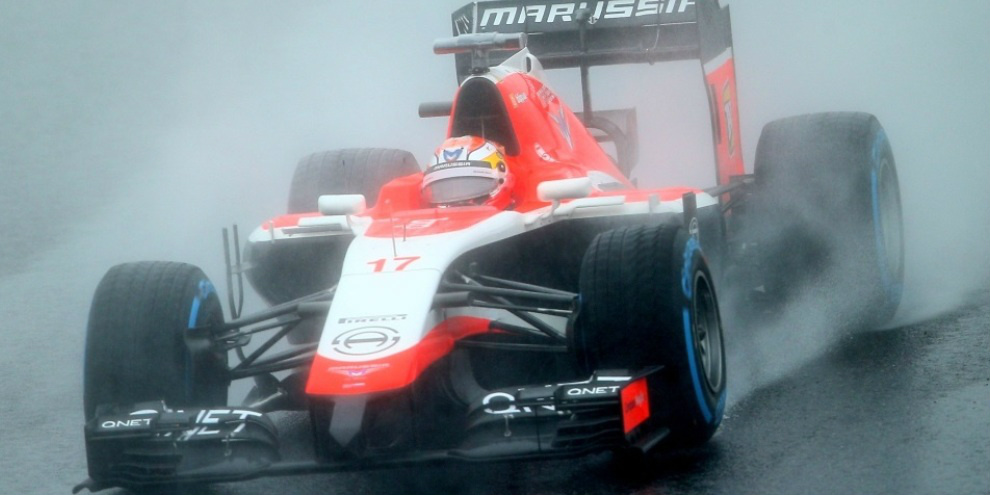 Carro de Jules Bianchi durante o GP do Japão 