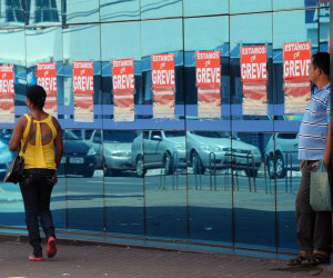 Greve começou na última terça, dia 30 de setembro (Foto: Paulo Ribas/Arquivo)