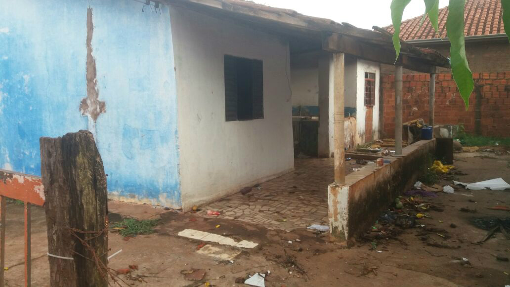 A casa é frequentada por usuários de drogas. Foto: Divulgação Corpo de Bombeiros