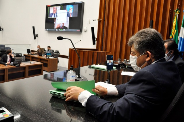 Reunião da CCJR será remota. (Luciana Nassar, Alems)