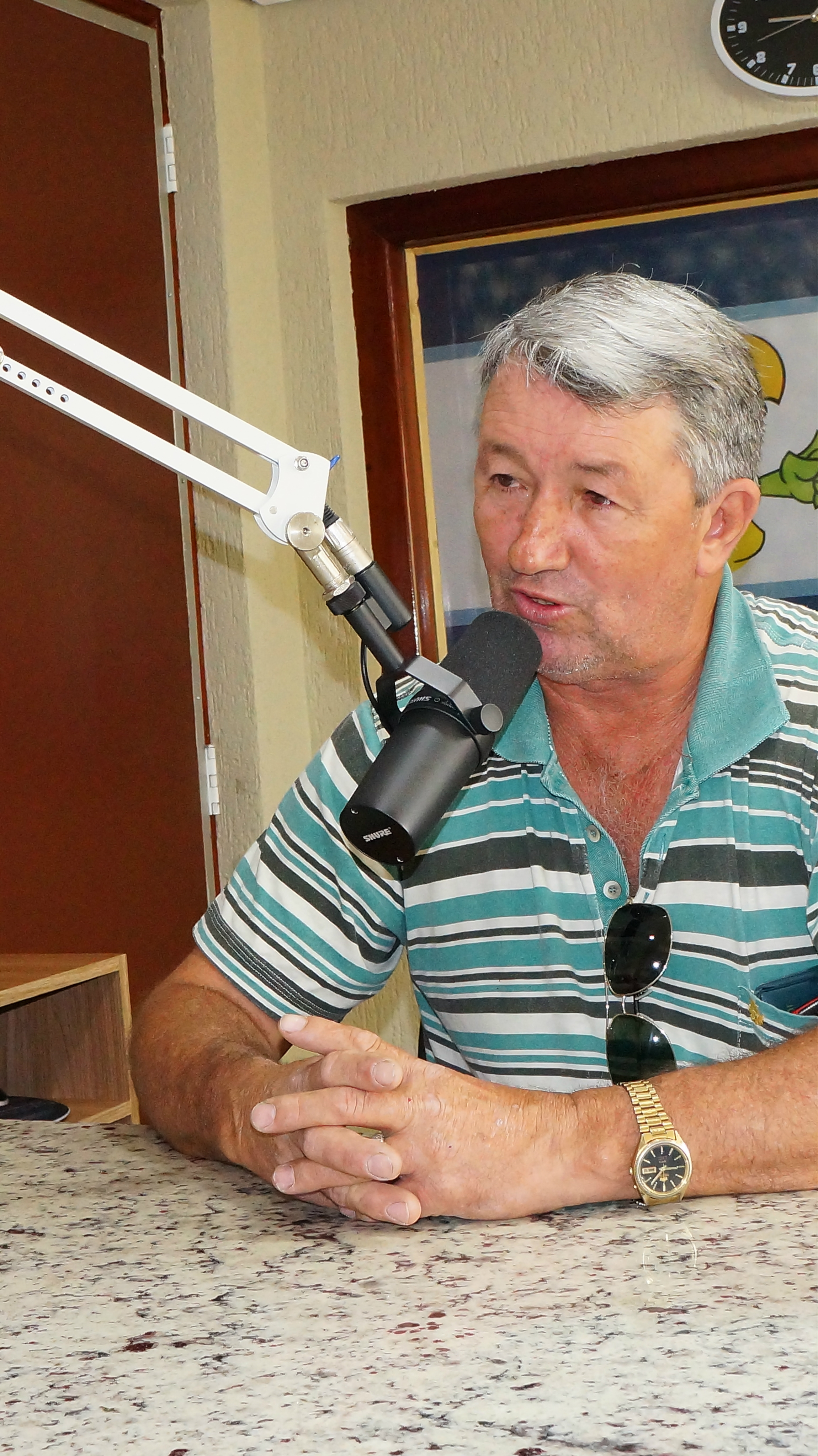 Presidente da feira realizará almoço dançante. Foto: Rádio Caçula