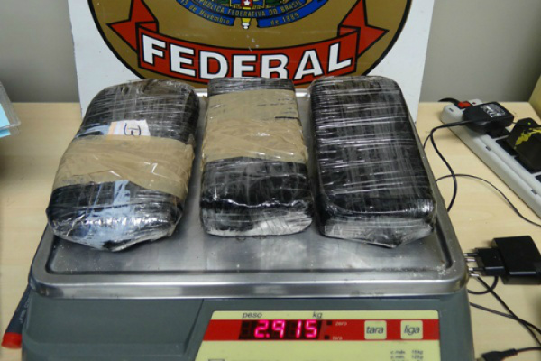 Droga apreendida pela Polícia Federal - dourados agora 