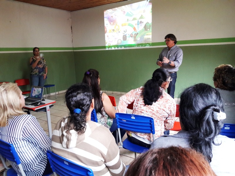 Prefeito agradeceu o trabalho das merendeiras nas unidades escolares - Assessoria de Comunicação