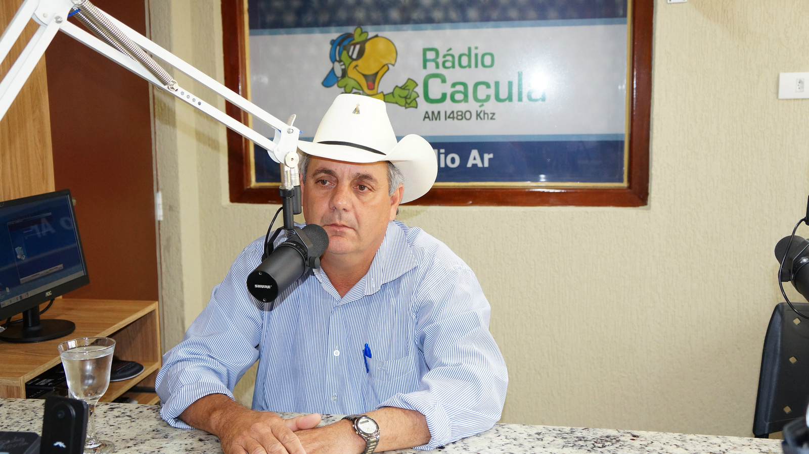 O eleito a Deputado Estadual Ângelo Guerreiro afirmou que irá trabalhar muito por Três Lagoas. Foto: Rádio Caçula.