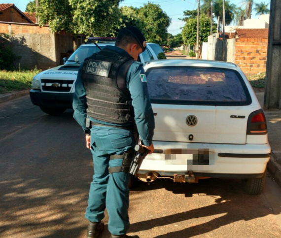 Parceria entre PM e ALI possibilitou o encontro do veículo, que será devolvido ao proprietário.