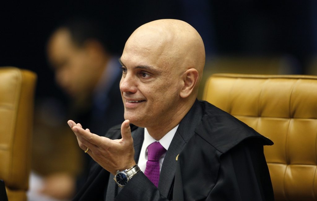 O ministro Moraes pede vista e STF suspende o julgamento de bloqueio do WhatsApp. Foto: Divulgação STF