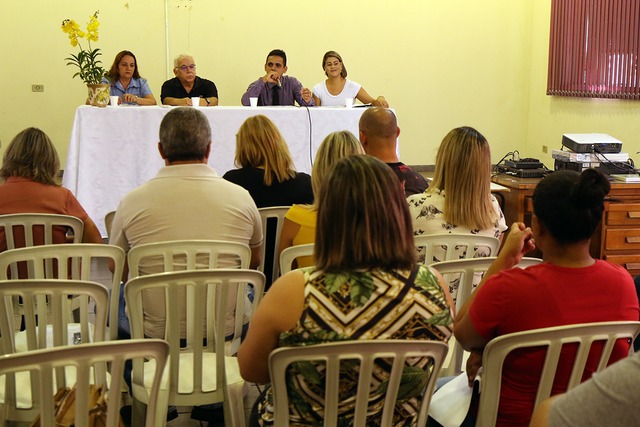 Conselho Municipal dos Direitos da Criança e do Adolescente (CMDCA) de Três Lagoas durante a reunião para definição das regras para campanha eleitoral para Conselheiro Tutelar. Foto: Divulgação.