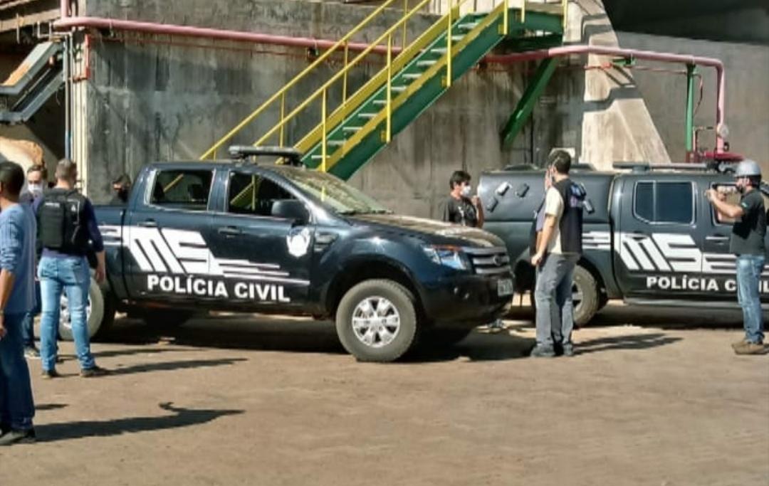 Polícia Civil de Três Lagoas incinerou 3,6 toneladas de drogas. Foto: PM