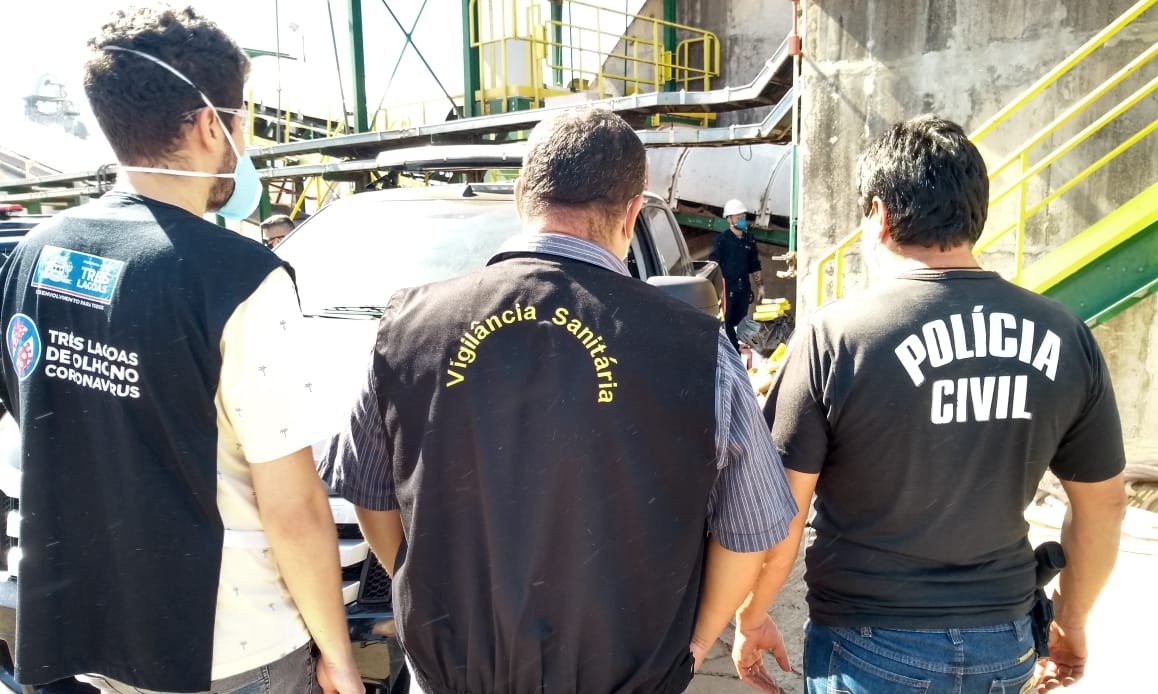 Polícia Civil de Três Lagoas incinerou 3,6 toneladas de drogas. Foto: PM