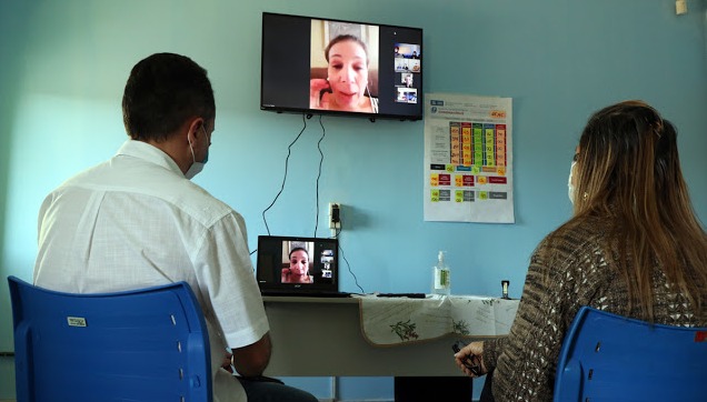 Teleconferência entre as autoridades da saúde tem nova definição para DRIVE-THRU. Foto: Prefeitura de Três Lagoas