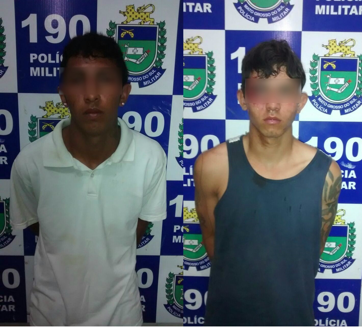 A dupla foi presa pela polícia. 