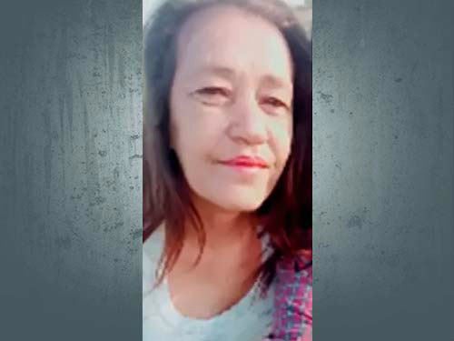 A vendedora Roseli Lopes, 53 anos, moradora em um sítio no bairro rural Água Limpa, em Araçatuba. 