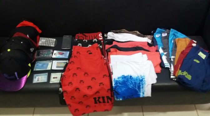 Objetos aprendidos pela PM. (Foto: Assessoria de Comunicação)