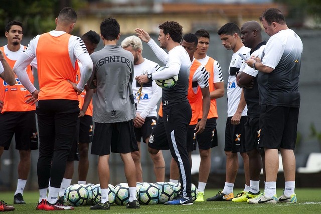 Elano em treino do Santos (Foto: Ivan Storti/Santos FC)