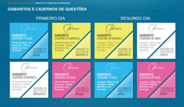 Os gabaritos oficiais do Enem 2016 foram divulgados pelo Inep (Foto: Reprodução)