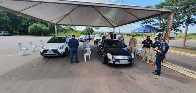 Barreira Sanitária entre a divisa de Três Lagoas e o Estado de São Paulo. Foto: Arquivo