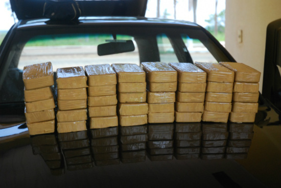 Droga pesou 40 quilos - Foto: Tiago Apolinário/Da Hora Bataguassu