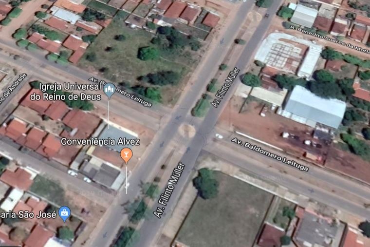 Imagem de Satélite - Reprodução Google Maps