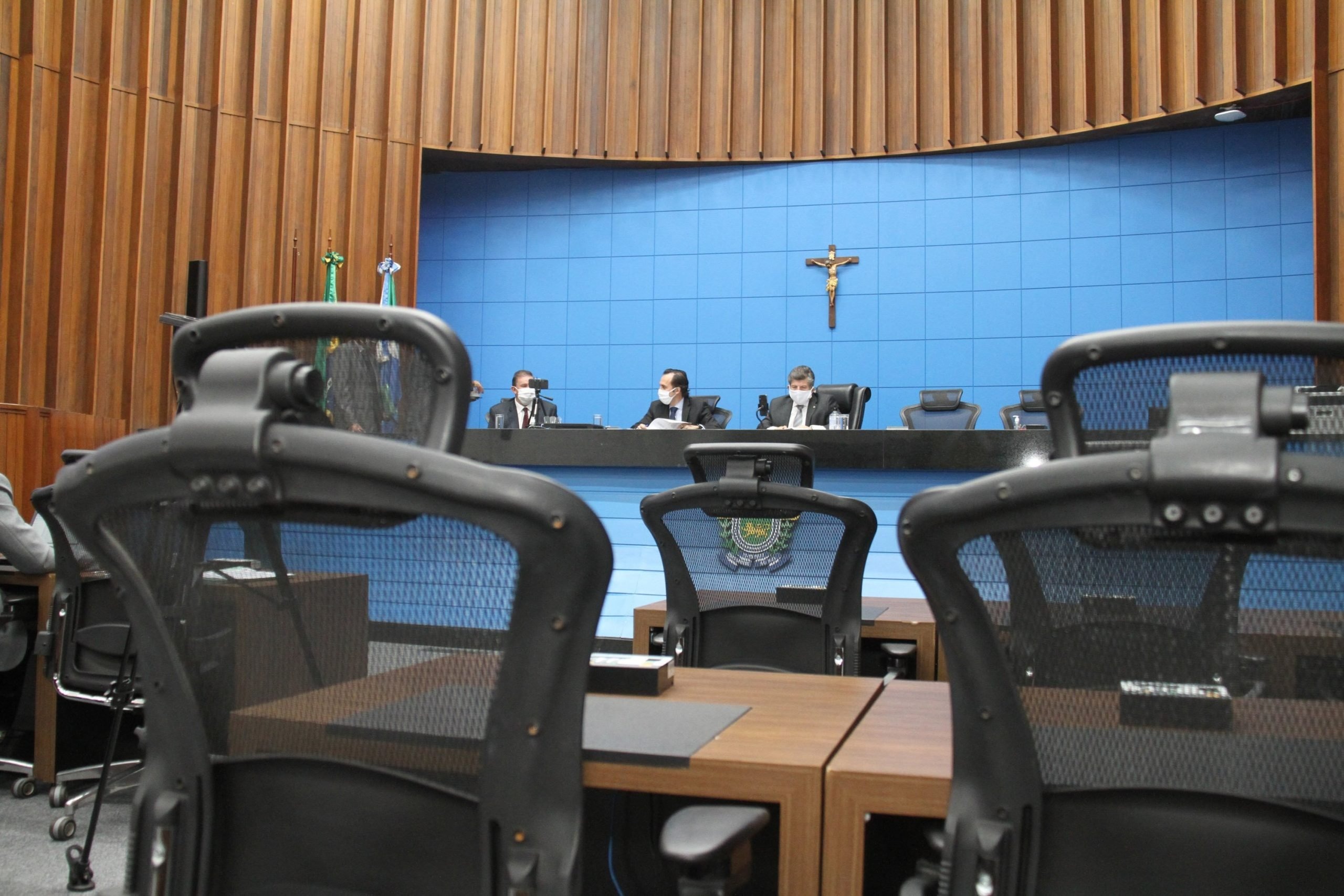 Os prefeitos de Rio Brilhante, Aral Moreira, Guia Lopes da Laguna e Naviraí encaminharam projetos de decretos legislativos de calamidade pública. Foto Wagner Guimarães (ALEMS)