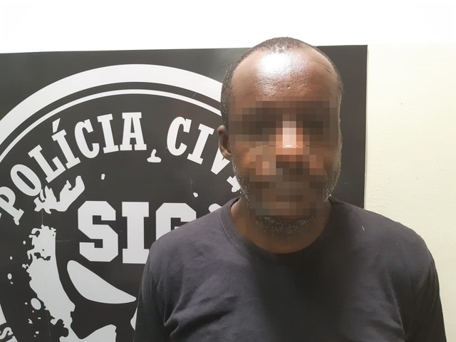 Evadido do semiaberto preso pelo SIG nesta segunda (16). Foto: SIG.