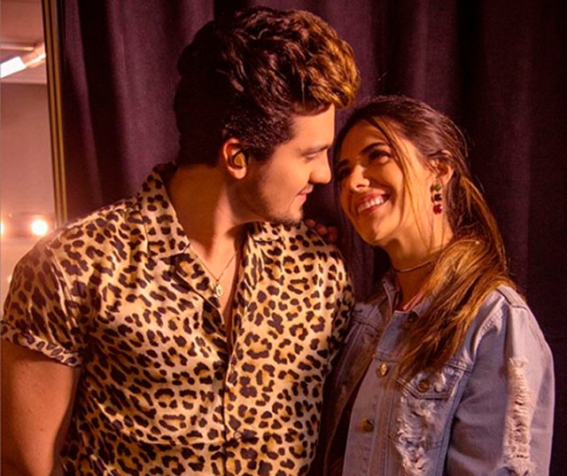 Luan Santana e a namorada Jade em clima de romance. Foto: Foto: reprodução / Instagram