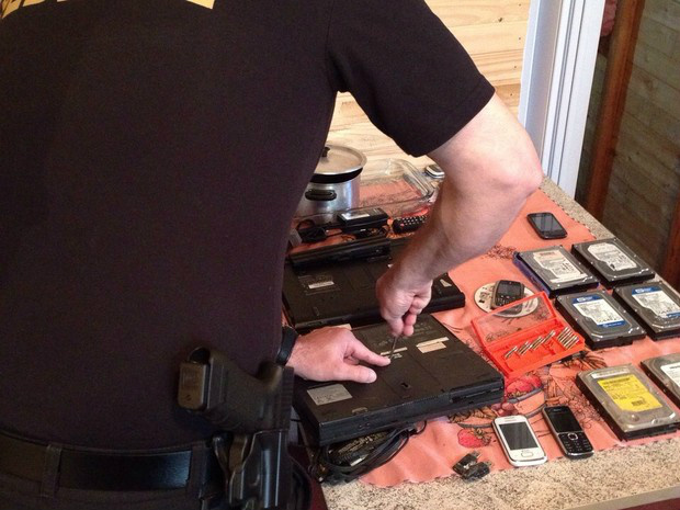 Operação da PF apura pedofilia em 18 estados e DF (Foto: Polícia Federal/Divulgação)