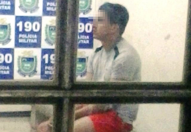 O jovem foi preso e autuado em fragrante