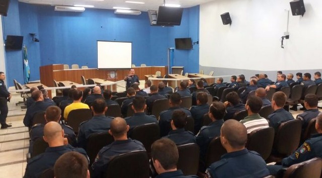 Durante a reunião foram discutidos assuntos pertinentes ao serviço diário (PM / Cedida)