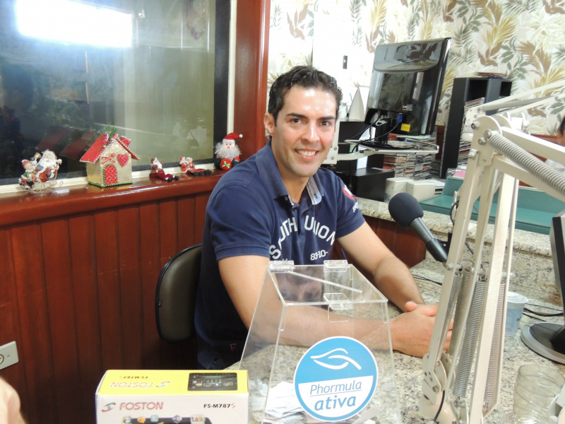 Ralffe Roncoleta fala sobre o sucesso da Phormula Ativa em Três Lagoas.Foto: Rádio Caçula