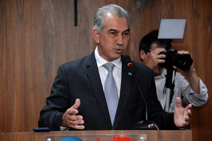 Reinaldo Azambuja foi quem declarou maior patrimônio entre os candidatos ao governo - Foto: Bruno Henrique / Arquivo / Correio do Estado