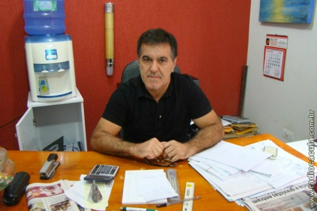 Antonio Teixeira vice presidente do Misto Esporte Clube.Foto: Rádio Caçula